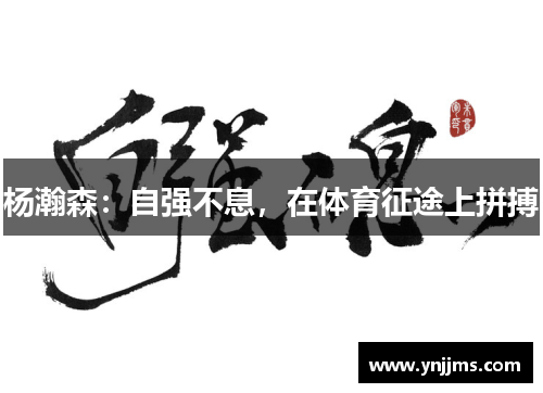 杨瀚森：自强不息，在体育征途上拼搏